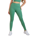 Calça Legging Cintura Alta Zero Transparência em Poliamida Tech