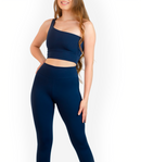 Calça Legging Cintura Alta Zero Transparência em Poliamida Tech