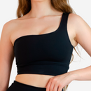 Top Feminino Um Ombro em Poliamida Tech