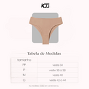 Kit 5 Calcinhas Tanga Laser Sem Costura Microfibra Algodão