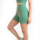 Shortinho Cintura Alta Fitness Poliamida Tech