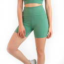 Shortinho Cintura Alta Fitness Poliamida Tech