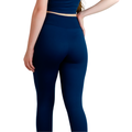 Calça Legging Cintura Alta Zero Transparência em Poliamida Tech