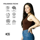 Body Regata Feminino Forro Duplo em Poliamida Tech
