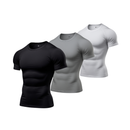 Kit 3 Camisa Compressão Masculina em Poliamida Tech