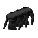 Kit 3 Camisa Térmica Proteção UV50+ Segunda Pele Manga Longa