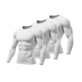 Kit 3 Camisa Térmica Proteção UV50+ Segunda Pele Manga Longa