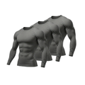 Kit 3 Camisa Térmica Proteção UV50+ Segunda Pele Manga Longa
