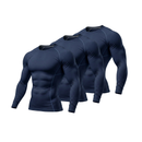 Kit 3 Camisa Térmica Proteção UV50+ Segunda Pele Manga Longa