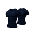 Kit 2 Camisa Compressão Masculina em Poliamida Tech