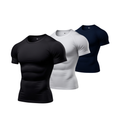 Kit 3 Camisa Compressão Masculina em Poliamida Tech