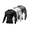 Kit 3 Camisa Térmica Proteção UV50+ Segunda Pele Manga Longa