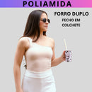 Body Mula Manca POLIAMIDA Com Forro Duplo Ombro Só Segunda Pele Premium Camada Dupla