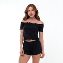 Kit 2 Baby Doll MICROFIBRA Pijama Feminino Conjunto Short Doll Ciganinha Canelado Roupa de Dormir