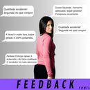 Camisa Poliamida Uv50+ Feminina Térmica Anti Odor Manga Longa Proteção Solar Blusa Segunda Pele KJG