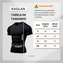 Kit com 4 Camisa Poliamida Masculina Compressão Manga Curta Térmica Anti Odor Uv50+ Academia Raglan